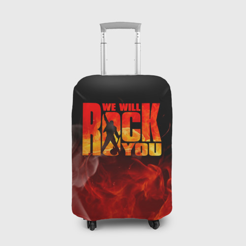 Чехол для чемодана 3D Queen - We Will Rock You, цвет 3D печать