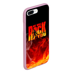 Чехол для iPhone 7Plus/8 Plus матовый Queen - We Will Rock You - фото 2