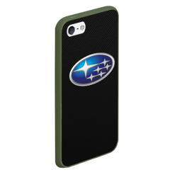 Чехол для iPhone 5/5S матовый Subaru Субару - фото 2