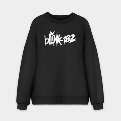 Мужской свитшот oversize без начеса хлопок Blink 182