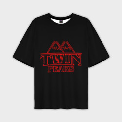 Мужская футболка oversize 3D Twin Peaks