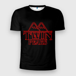 Мужская футболка 3D Slim Twin Peaks