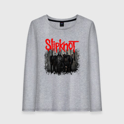 Женский лонгслив хлопок Slipknot Слипкнот