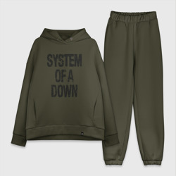 Женский костюм хлопок Oversize System of a down