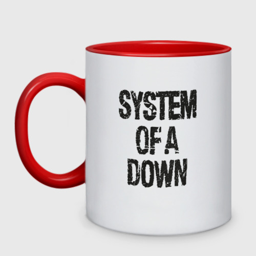 Кружка двухцветная System of a down