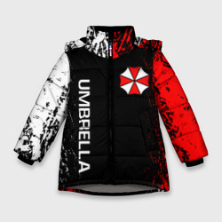 Зимняя куртка для девочек 3D Resident evil Umbrella Резидент Евил