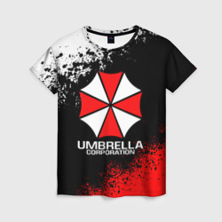 Женская футболка 3D Resident evil Umbrella Резидент Евил