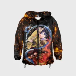 Детская ветровка 3D Убийца демонов