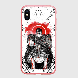 Чехол для iPhone XS Max матовый Guts Berserk blood