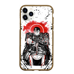 Чехол для iPhone 11 Pro Max матовый Guts Berserk blood