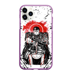 Чехол для iPhone 11 Pro Max матовый Guts Berserk blood