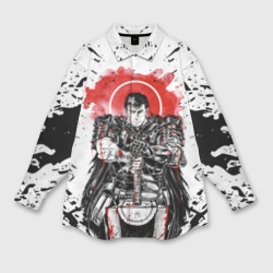 Женская рубашка oversize 3D Guts Berserk blood