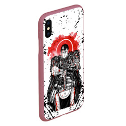 Чехол для iPhone XS Max матовый Guts Berserk blood - фото 2