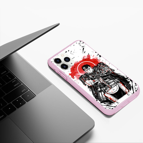 Чехол для iPhone 11 Pro Max матовый Guts Berserk blood, цвет розовый - фото 5