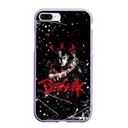 Чехол для iPhone 7Plus/8 Plus матовый Guts Berserk blood black