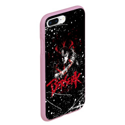 Чехол для iPhone 7Plus/8 Plus матовый Guts Berserk blood black - фото 2