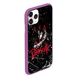 Чехол для iPhone 11 Pro Max матовый Guts Berserk blood black - фото 2