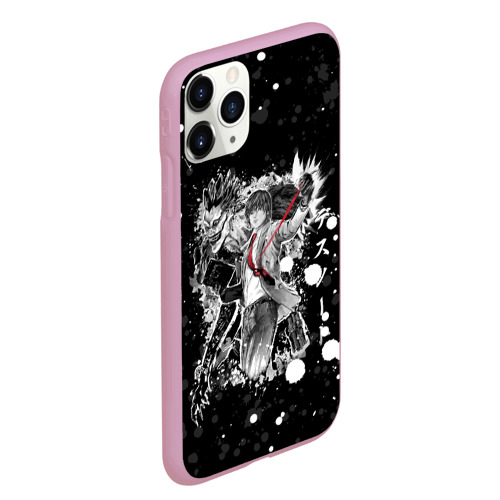 Чехол для iPhone 11 Pro Max матовый Japanese manga Death Note, цвет розовый - фото 3