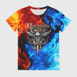Женская футболка 3D Baldur`s gate III