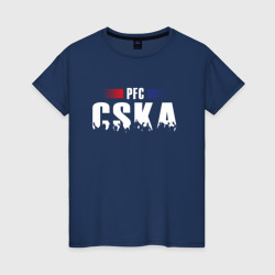 Женская футболка хлопок PFC CSKA