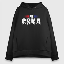 Женское худи Oversize хлопок PFC CSKA