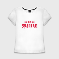 Женская футболка хлопок Slim FC Spartak