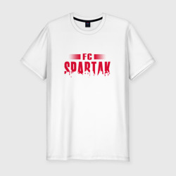 Мужская футболка хлопок Slim FC Spartak