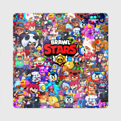 Магнит виниловый Квадрат Brawl Stars