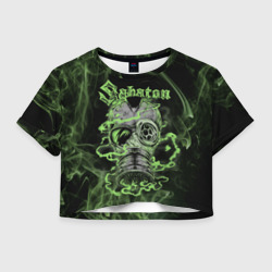 Женская футболка Crop-top 3D Toxic Sabaton