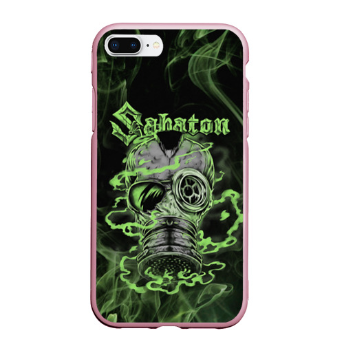 Чехол для iPhone 7Plus/8 Plus матовый Toxic Sabaton, цвет розовый