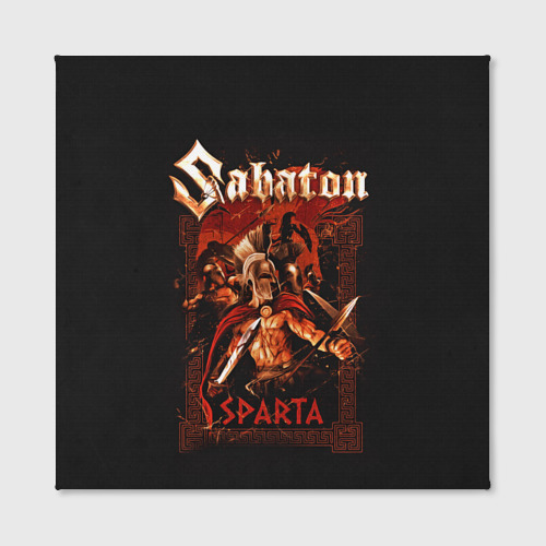 Холст квадратный Sabaton - Sparta, цвет 3D печать - фото 2