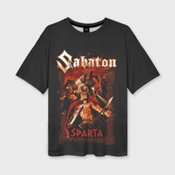 Женская футболка oversize 3D Sabaton - Sparta