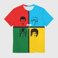 Мужская футболка 3D Queen