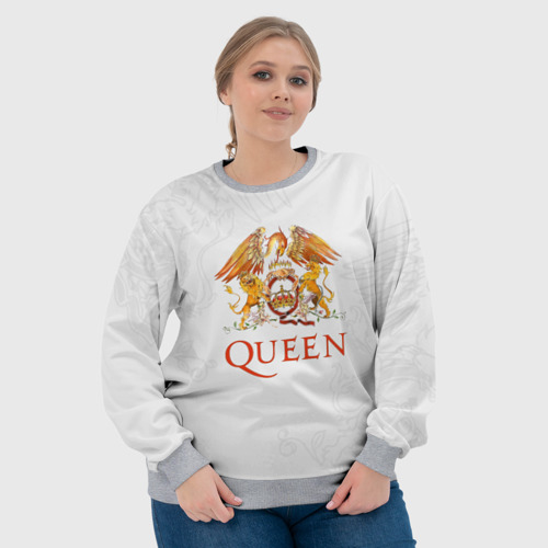 Женский свитшот 3D с принтом Queen, фото #4