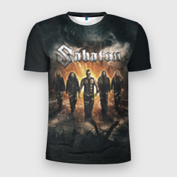 Мужская футболка 3D Slim Sabaton Band