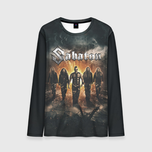 Мужской лонгслив 3D Sabaton Band, цвет 3D печать