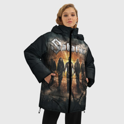 Женская зимняя куртка Oversize Sabaton Band - фото 2