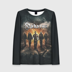 Женский лонгслив 3D Sabaton Band