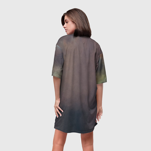 Платье-футболка 3D War, цвет 3D печать - фото 4