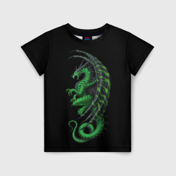 Детская футболка 3D Green Dragon