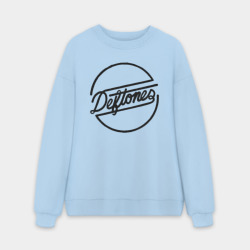 Мужской свитшот oversize без начеса хлопок Deftones