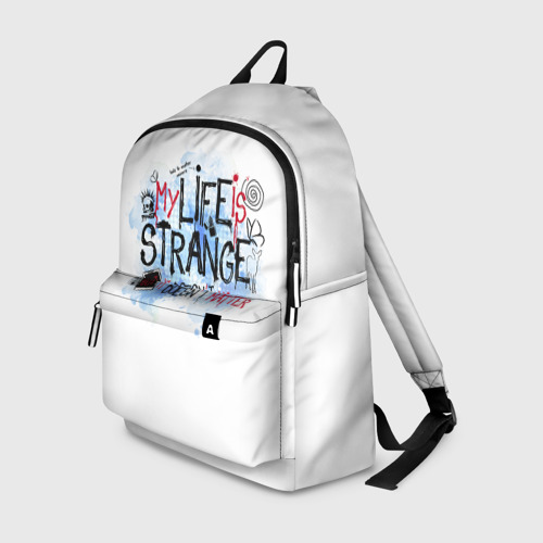 Рюкзак с принтом Life is Strange, вид спереди №1