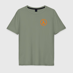 Мужская футболка хлопок Oversize Half-life