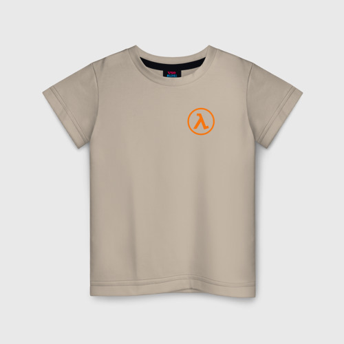 Детская футболка хлопок с принтом HALF-LIFE, вид спереди #2