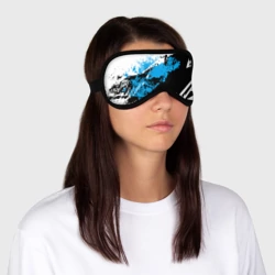 Маска для сна 3D Purple smoke - фото 2