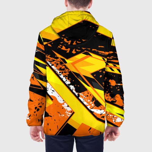 Мужская куртка 3D Orange cheeky Rust, цвет 3D печать - фото 5