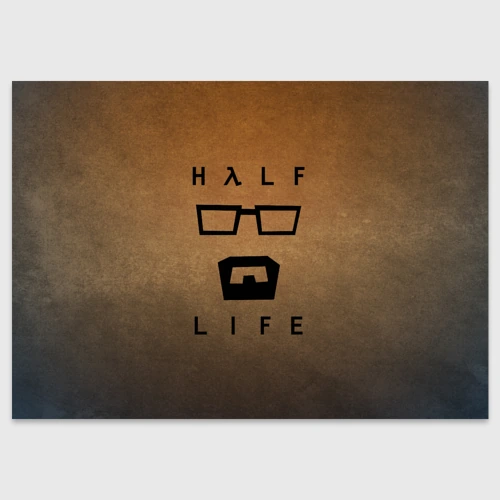 Поздравительная открытка Half-life