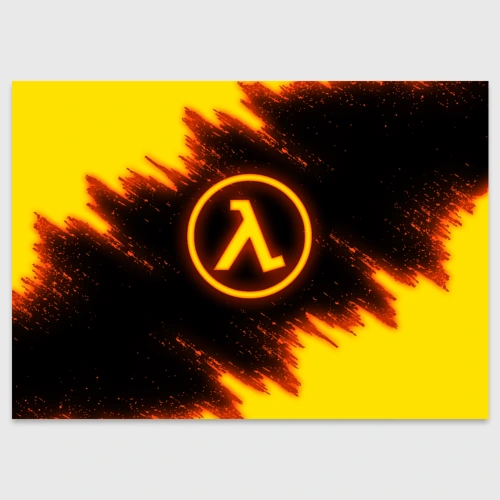 Поздравительная открытка Half-life