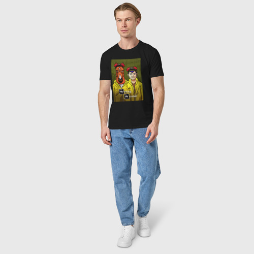 Мужская футболка хлопок BoJack Horseman, цвет черный - фото 5