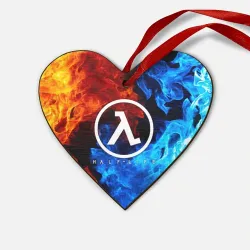 Деревянная игрушка Сердце Half-life